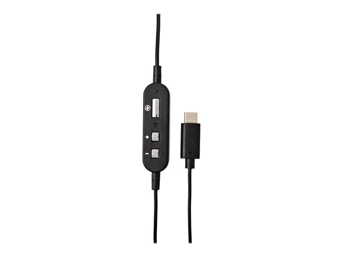 Auriculares Deluxe USB-C con micrófono cancelador de ruidos