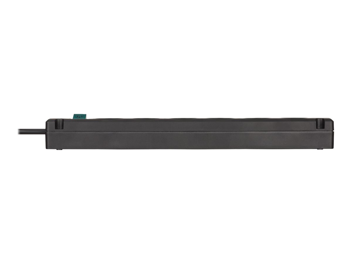 Regleta Bremounta con función de carga USB 5-tomas negro 3m H05VV-F 3G1,5