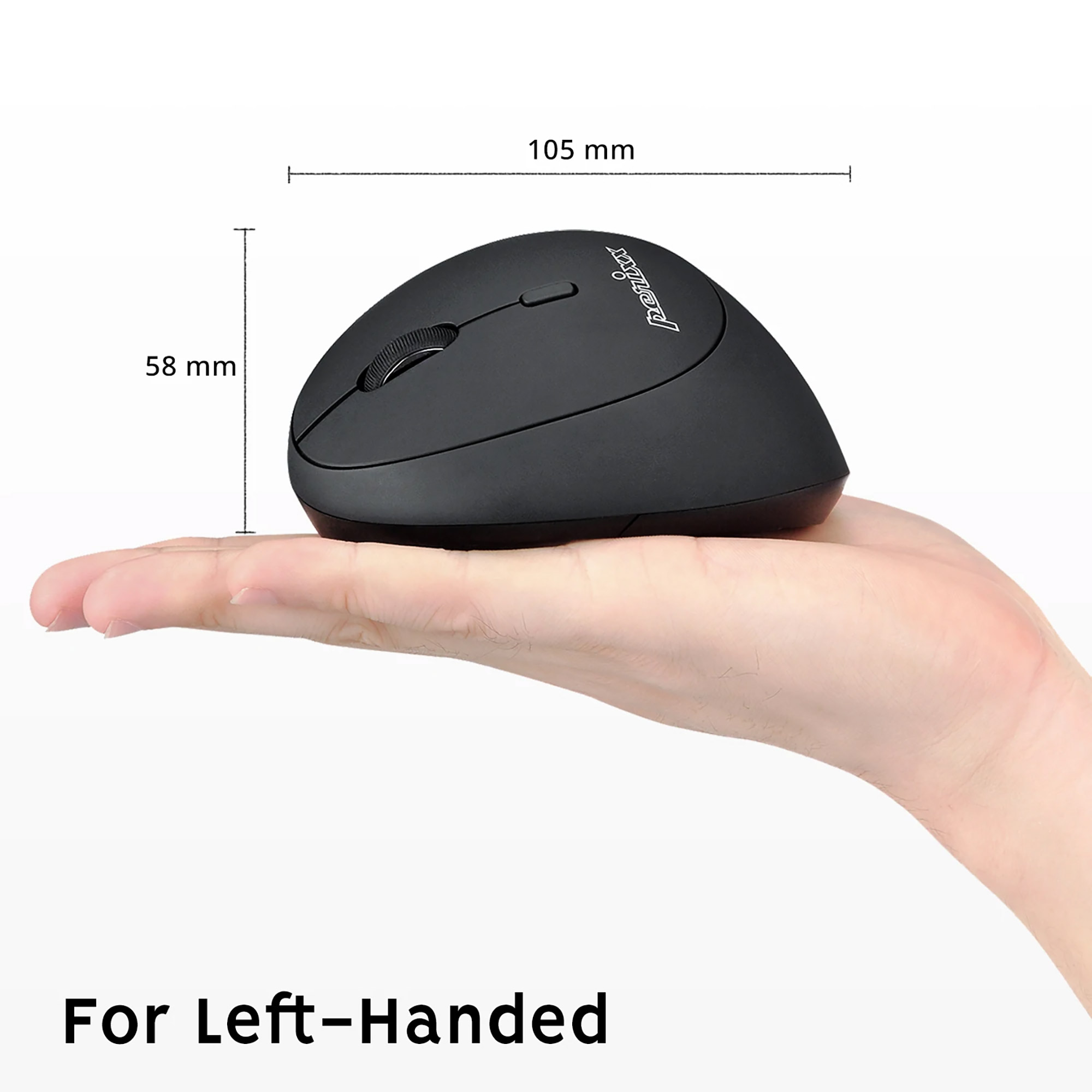 Perixx PERIMICE-719L mouse Left-hand RF Wireless + USB Type-A Optical 1600 DPI