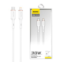 Dudao L7SCL USB-C til Lightning 30W Beige - Kabel - Digital/Daten
