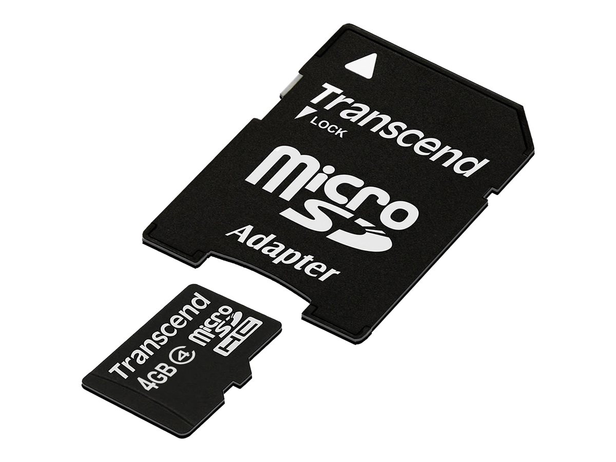 Transcend Flash-Speicherkarte (microSDHC/SD-Adapter inbegriffen)