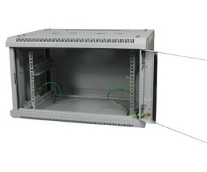 ALLNET 19Wandgeh�use 6HE 1-teilig T600mm Lichtgrau zerlegt Flat Pack SMA-Serie - Wandgeh�use