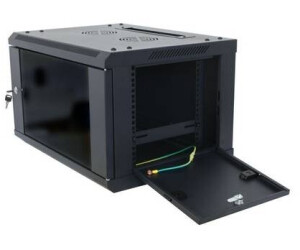 ALLNET 19Wandgeh�use 9HE 1-teilig T600mm Schwarz zerlegt Flat Pack SMA-Serie - Wandgeh�use