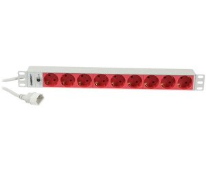Synergy 21 ALLNET 19zbh. Steckdosenleiste 9xDosen CEE7 ->Kaltgeraete Stecker C14 mit 10A
