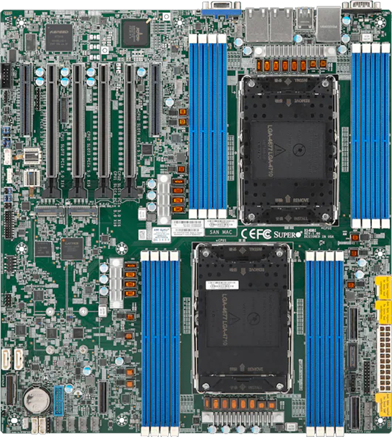 Supermicro Mainboard X14DBI E-ATX Dual Sockel 4710 Bulk - Mainboard - E-ATX