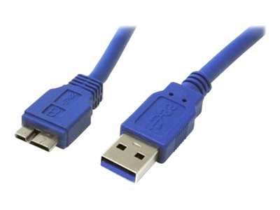 Techly ICOC-MUSB3-FL-005 cble USB 0,5 m USB 3.2 Gen 1 (3.1 Gen 1) USB A Micro-USB B Bleu