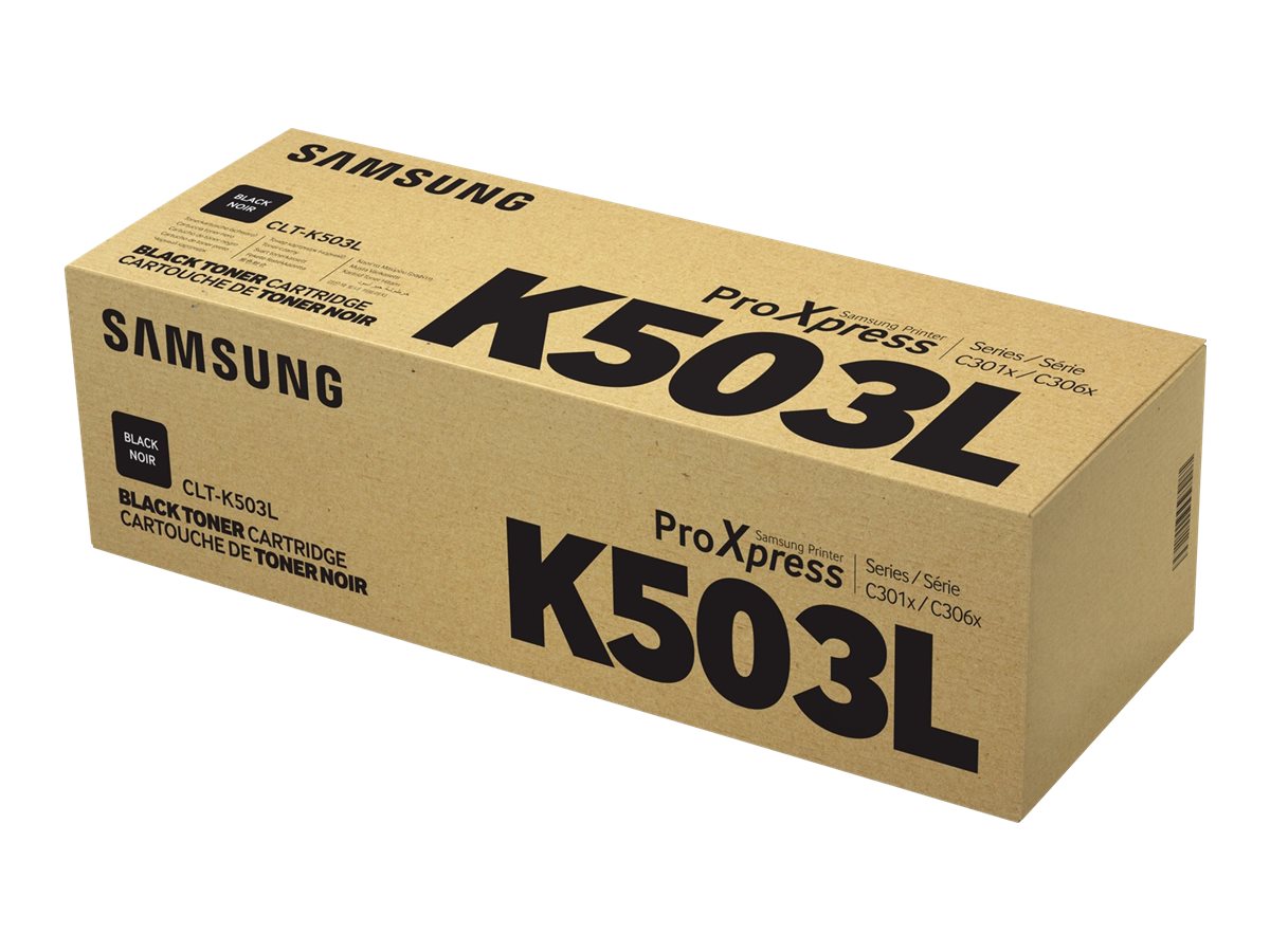 Samsung Cartucho de tner CLT-K503L de alta capacidad negro