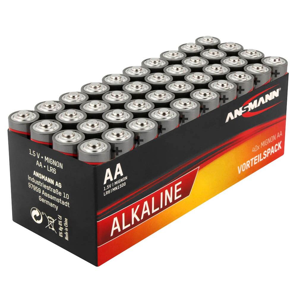 Ansmann Batterie AA Red 40er - - Mignon - Batterie - Mignon (AA)