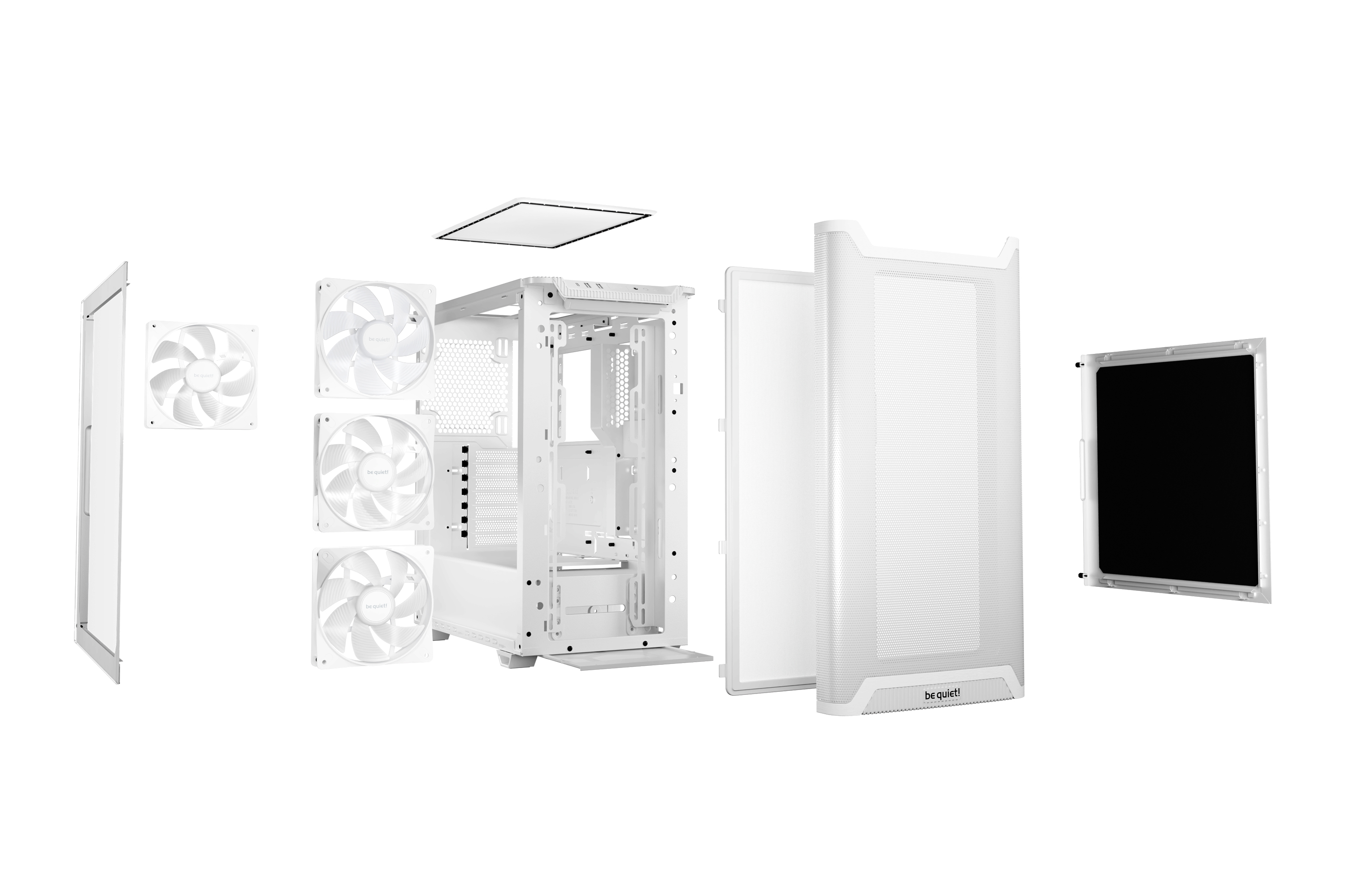 Be Quiet! Pure Base 501 LX - Midi-Tower - ATX - Seitenteil mit Fenster (geh�rtetes Glas)