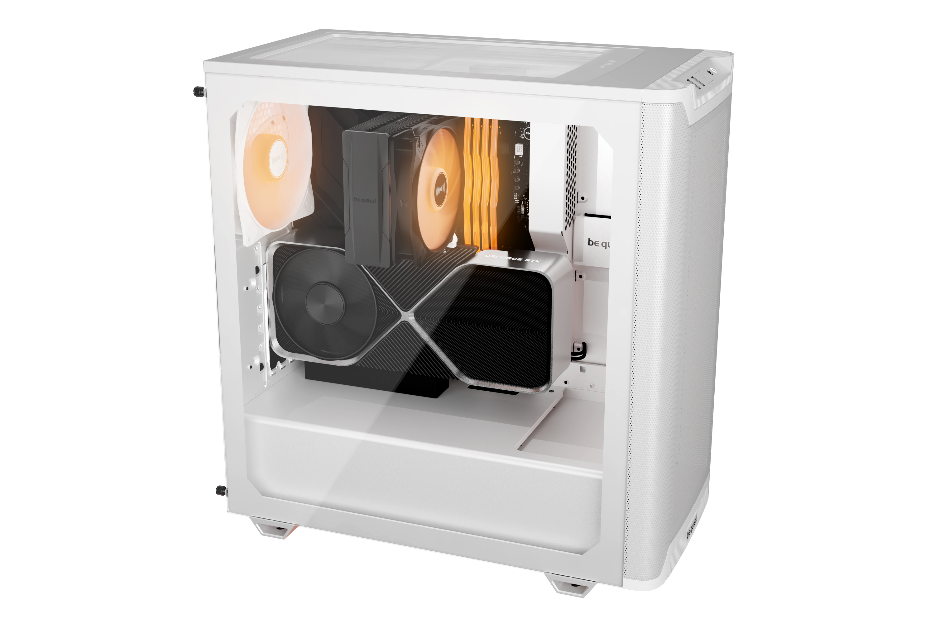 Be Quiet! Pure Base 501 LX - Midi-Tower - ATX - Seitenteil mit Fenster (geh�rtetes Glas)