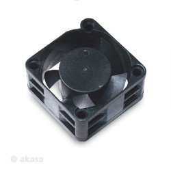 Akasa Black Case Fan Case per computer Ventilatore Nero