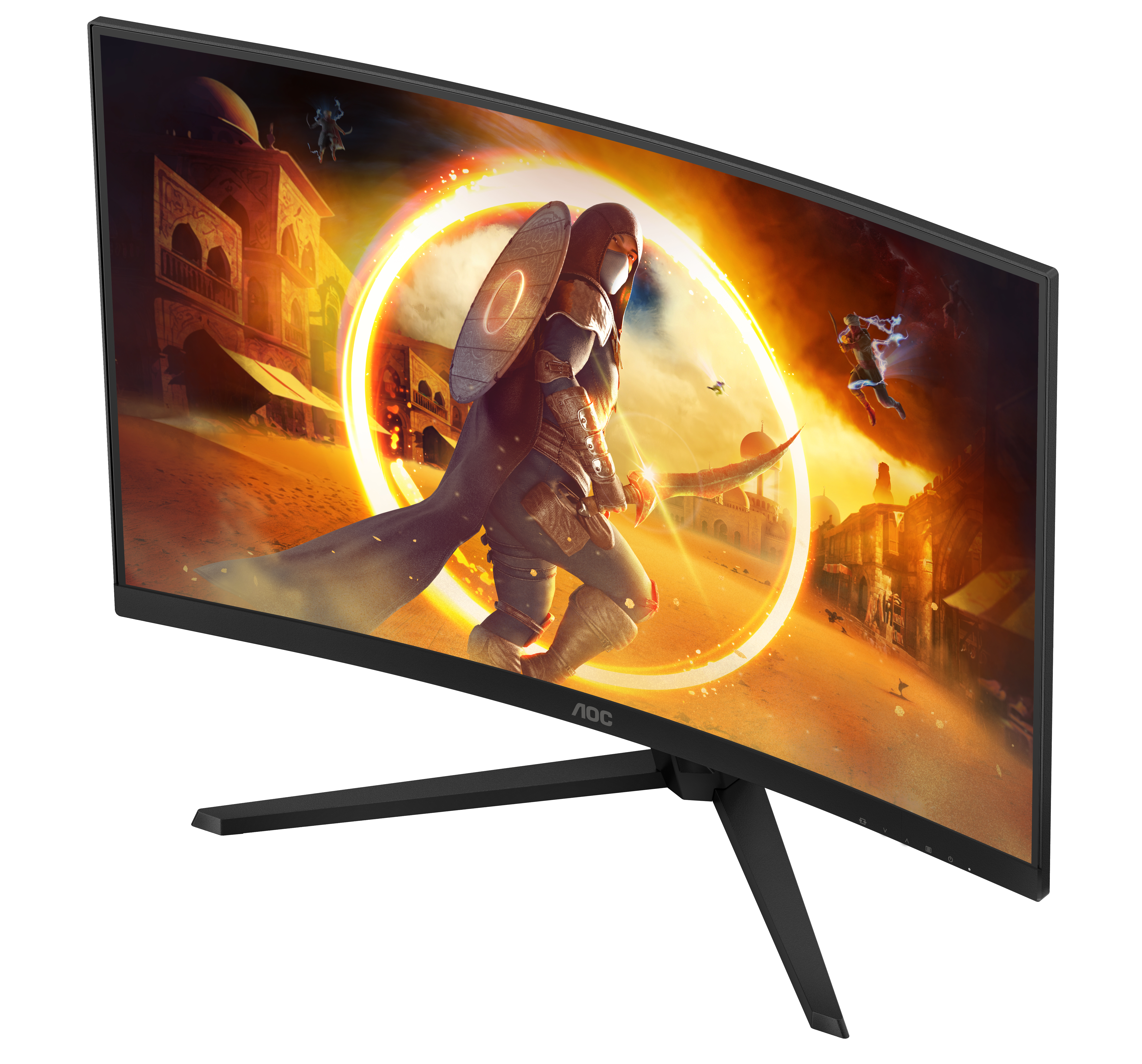 AOC G4 CQ32G4VE computer monitor 80 cm (31.5) 2560 x 1440 pixels Quad HD LCD Black, Grey