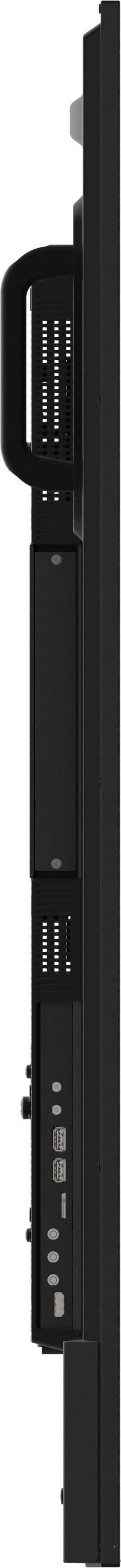 iiyama LH7565UHSB-B1 Signage Display Kiosk design 189.2 cm (74.5) LED Wi-Fi 800 cd/m� 4K Ultra HD Black Built-in processor Android 11 24/7