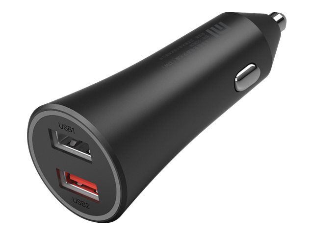 Xiaomi Mi - Auto-Netzteil - 37 Watt - 3 A - Fast Charge - 2 Ausgabeanschlussstellen (2 x USB)
