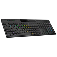 Corsair N-key rollover - Volle Gre (100%) - USB + RF Wireless + Bluetooth - Mechanischer Switch - AZERTY - RGB-LED - Schwarz