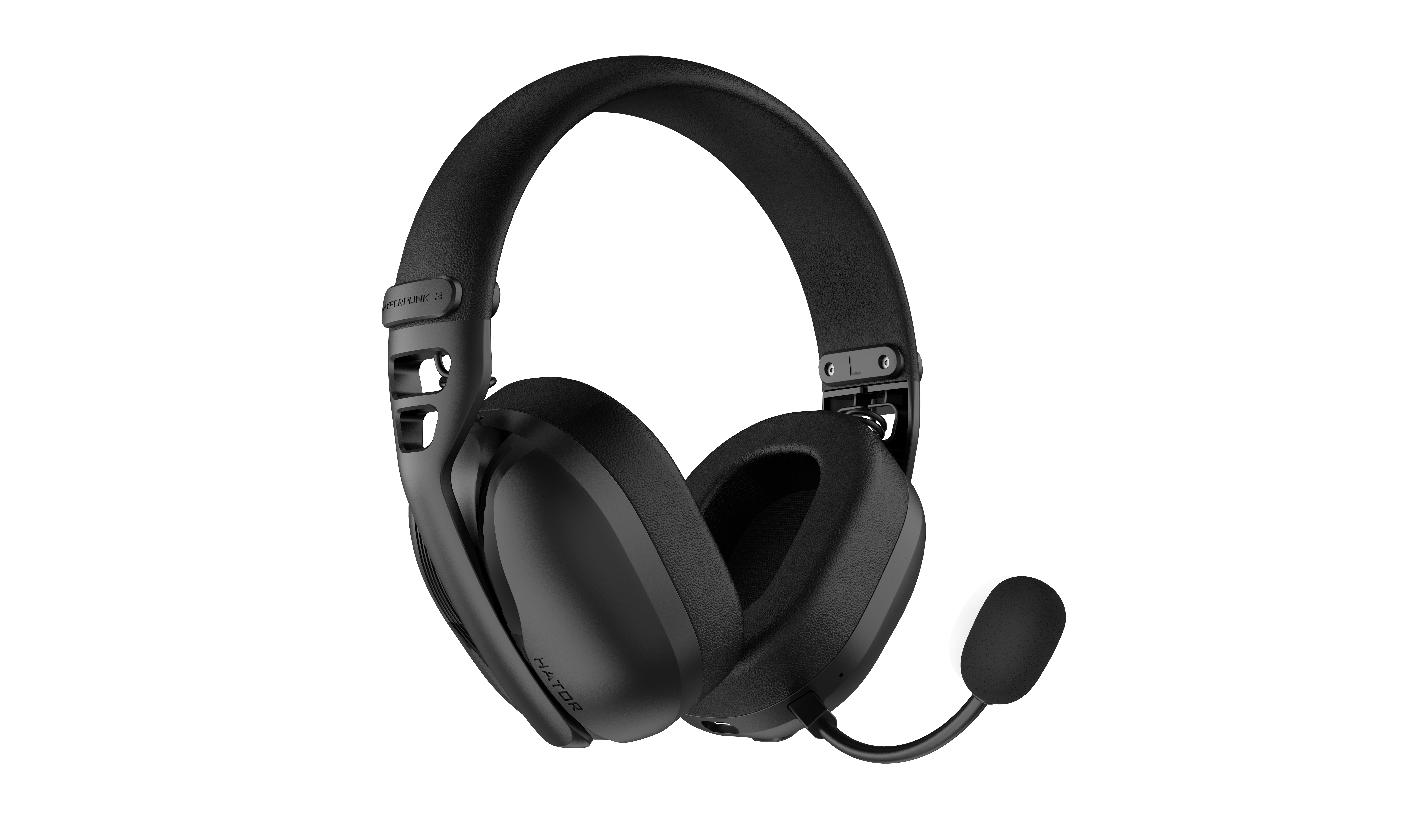 HATOR Hyperpunk 3 Wireless Headset Wired & Wireless Head-band Gaming USB Type-C / USB Type-A Bluetooth Black