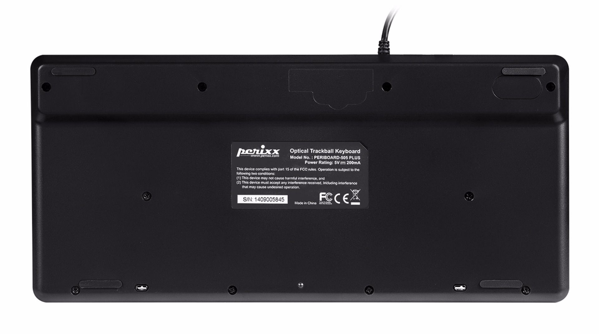 Perixx Periboard-505H PLUS keyboard USB German Black
