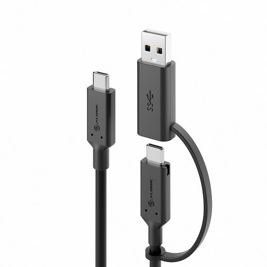ALOGIC ELCCA3212-BK cavo USB USB 3.2 Gen 2 (3.1 Gen 2) 1,2 m USB C Nero