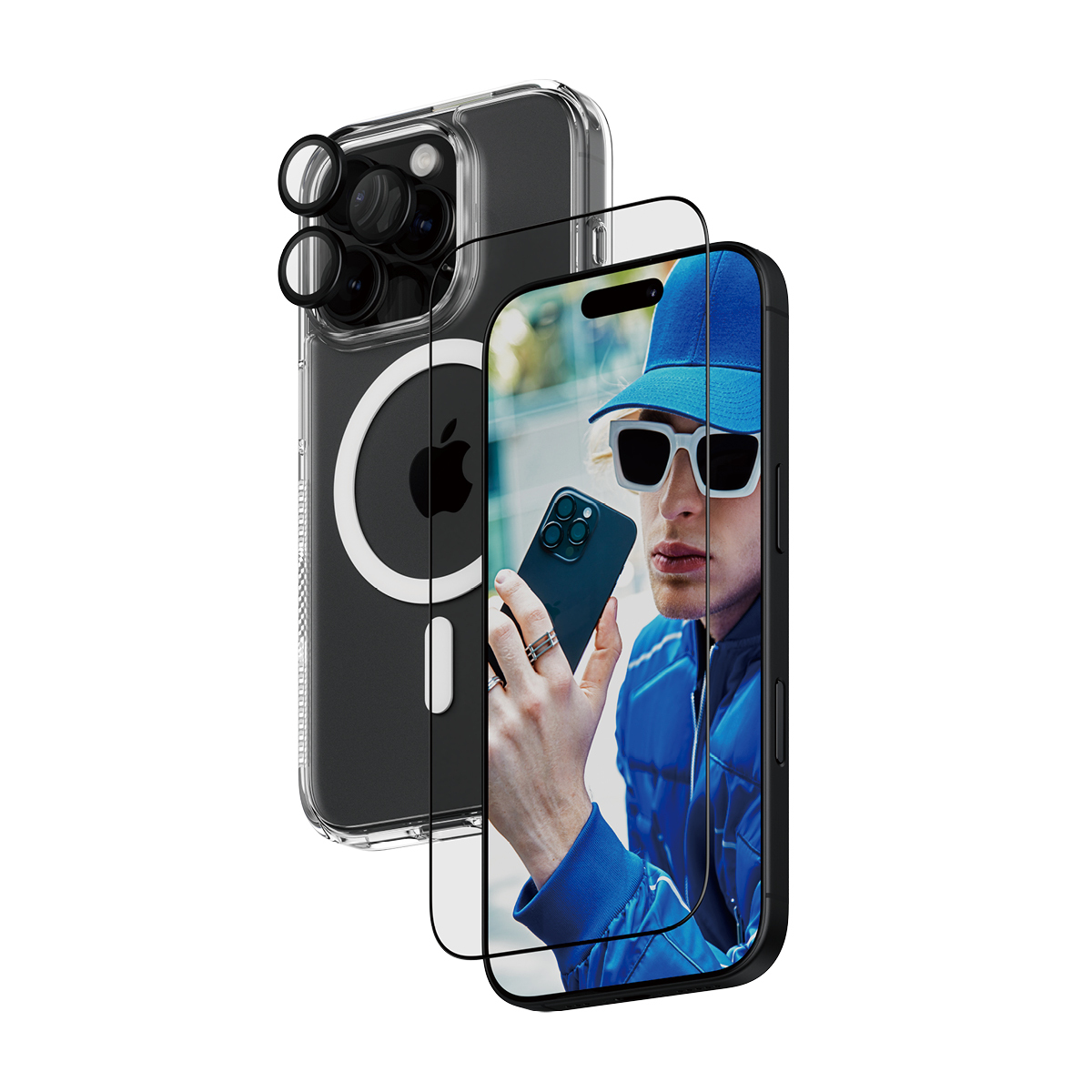 PanzerGlass � 3-in-1 Protection Bundle iPhone 16 Pro