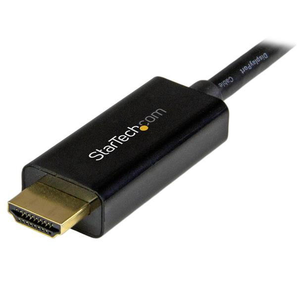 StarTech.com Cble adaptateur Mini DisplayPort vers HDMI de 2 m - M/M - 4K - Noir