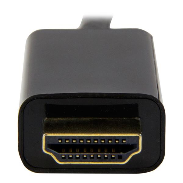 StarTech.com Cble adaptateur Mini DisplayPort vers HDMI de 2 m - M/M - 4K - Noir