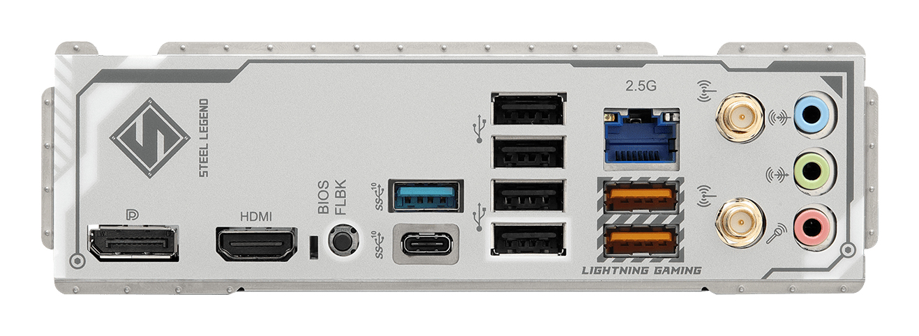 ASRock B850M STEEL LEGEND WIFI - Motherboard - micro ATX - Socket AM5 - AMD B850 Chipsatz - USB 3.2 Gen 2, USB-C 3.2 Gen2, USB 3.2 Gen 1 - 2.5 Gigabit LAN, Wi-Fi 7, Bluetooth - Onboard-Grafik (CPU erforderlich)