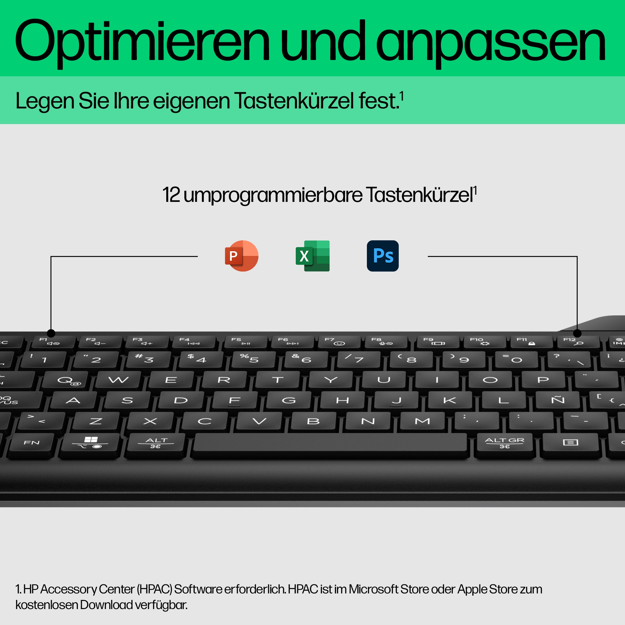 HP 460 Multi-Device Bluetooth Keyboard