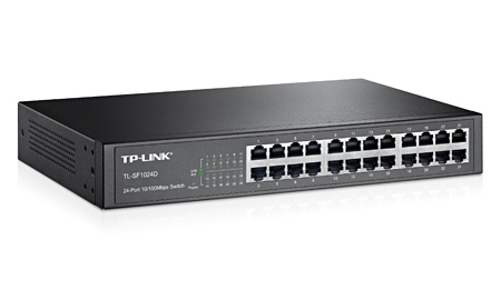 TP-Link TL-SF1024D Fast Ethernet (10/100) Noir
