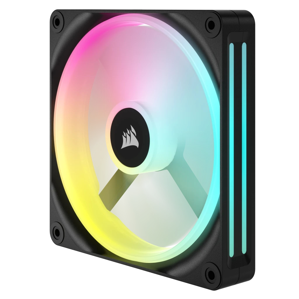 Corsair CO-9051004-WW computer cooling system Computer case Fan 14 cm Black, White 3 pc(s)