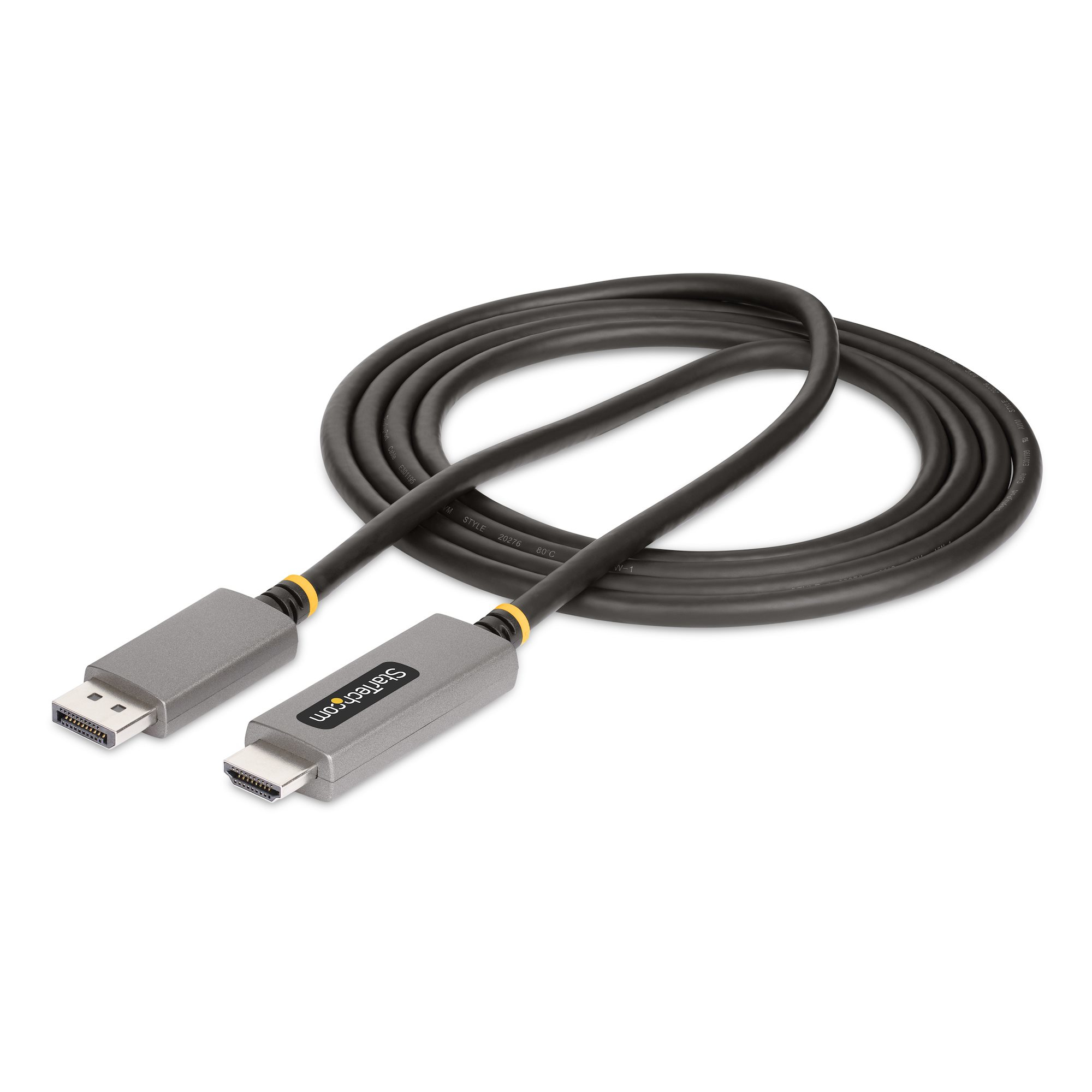Câble HDMI 2.1 vers Displayport 1.4, adaptateur convertisseur 4K vers  Displayport 144Hz, entrée HDMI 2.1 vers Displayport DP 1.4