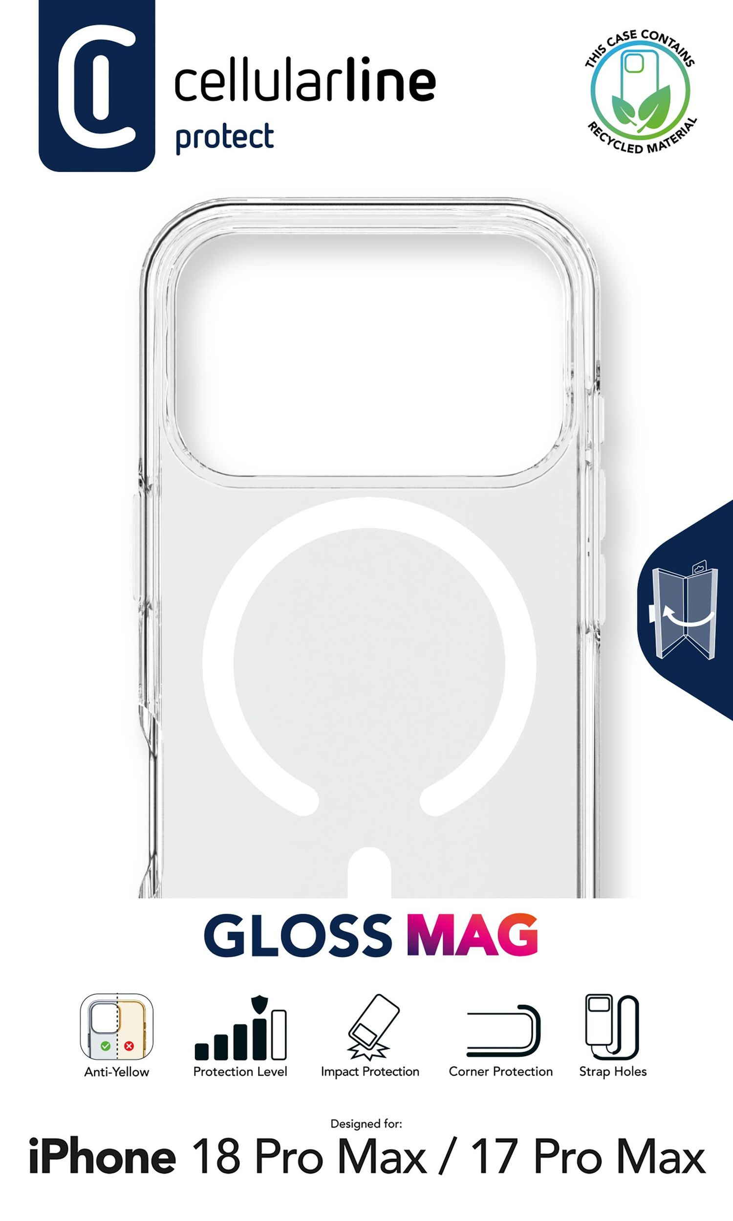 Cellularline GLOSS MAG - IPHONE 17 PRO MAX / 18 PRO MAX