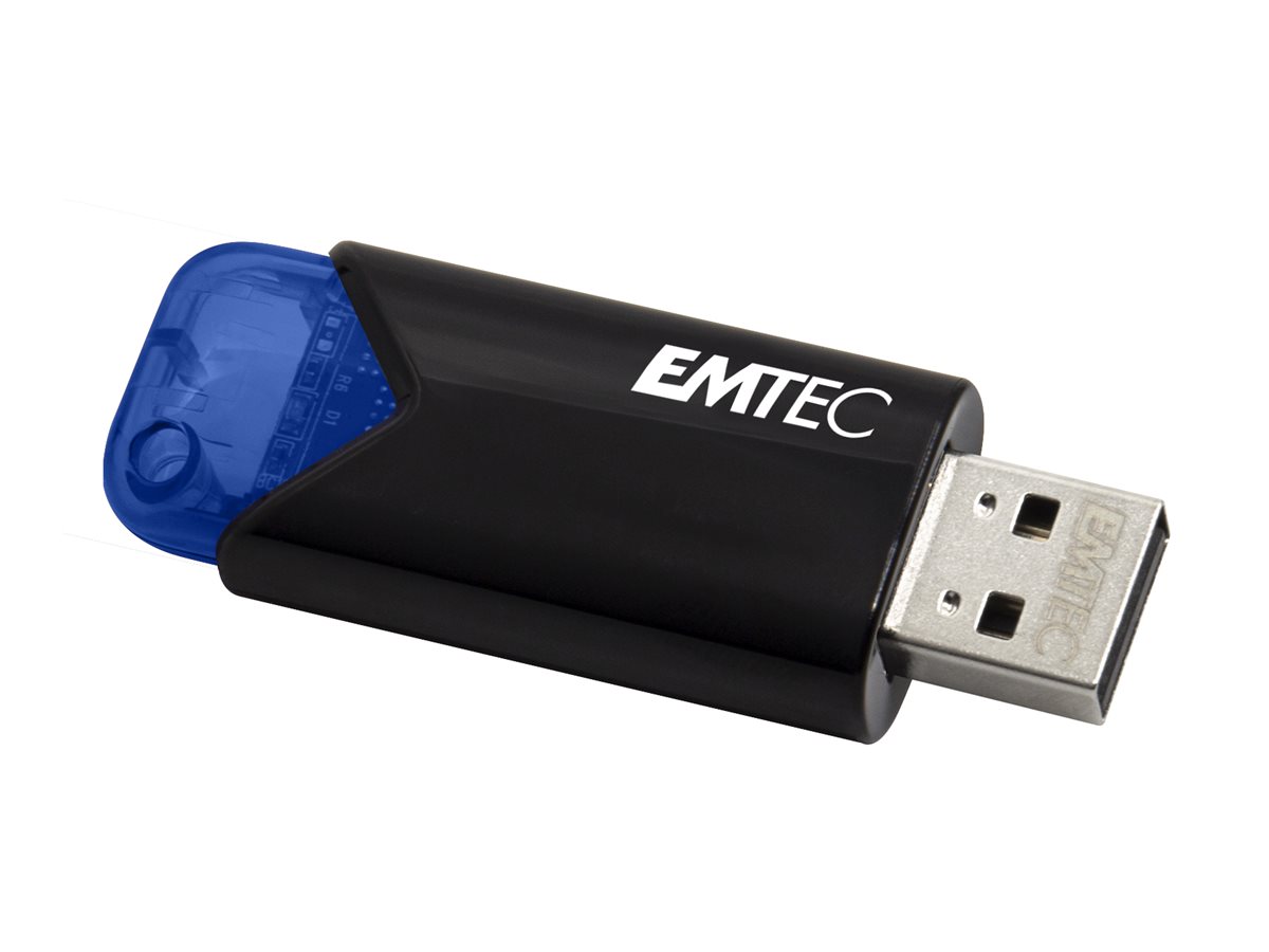 Emtec B110 Click Easy 3.2 unidad flash USB 32 GB USB tipo A 3.2 Gen 2 (3.1 Gen 2) Negro, Azul