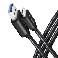 Axagon BUCM3-AM15AB cavo USB 1,5 m USB 3.2 Gen 1 (3.1 Gen 1) USB C USB A Nero