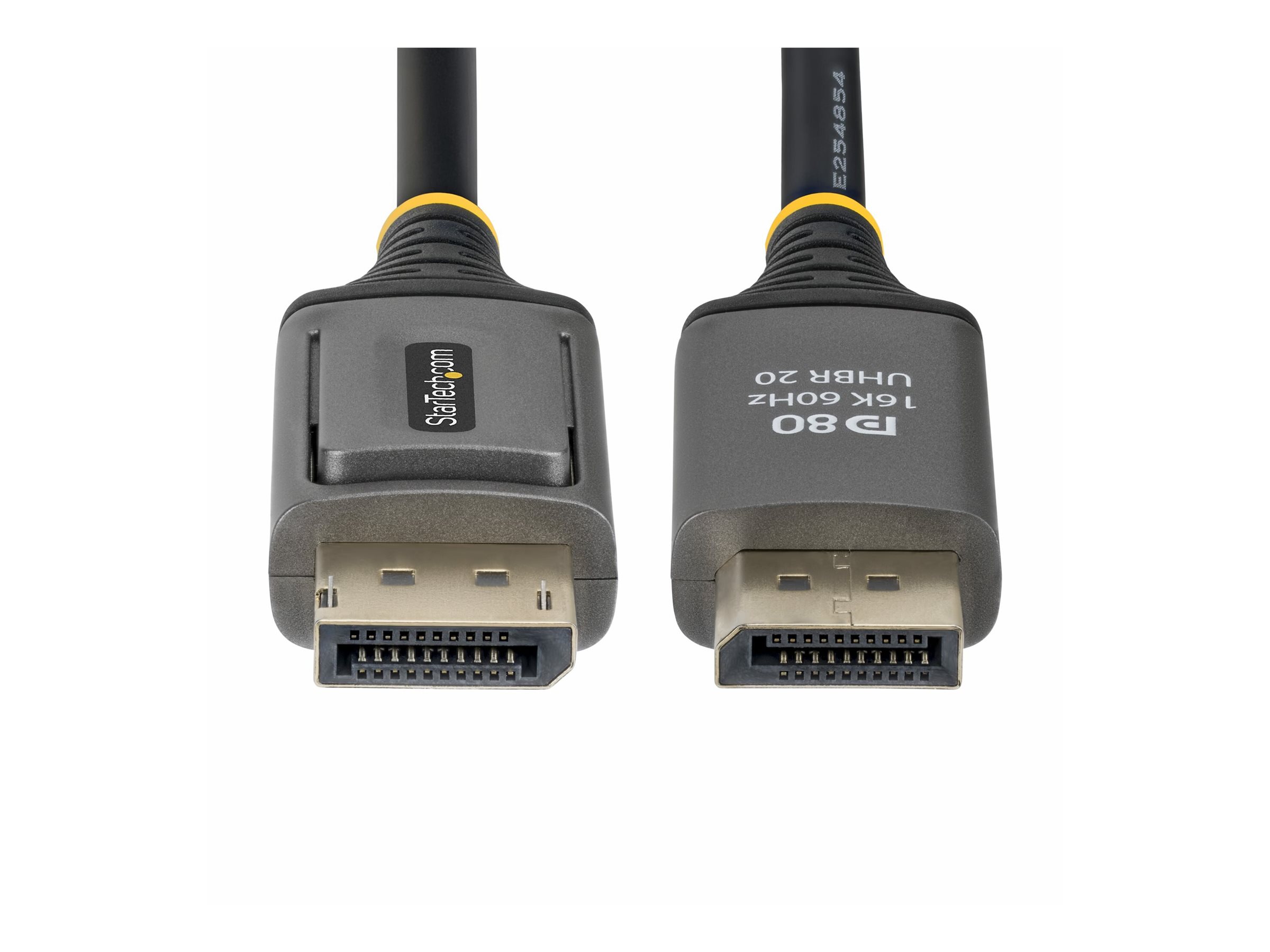 StarTech.com 1m DisplayPort 2.1 Cable, VESA Certified DP80 DisplayPort Cable, Uncompressed 10K/8K 60Hz, 16K 60Hz/8K 240Hz w/DSC 1.2a, DP 2.1 Monitor Cord
