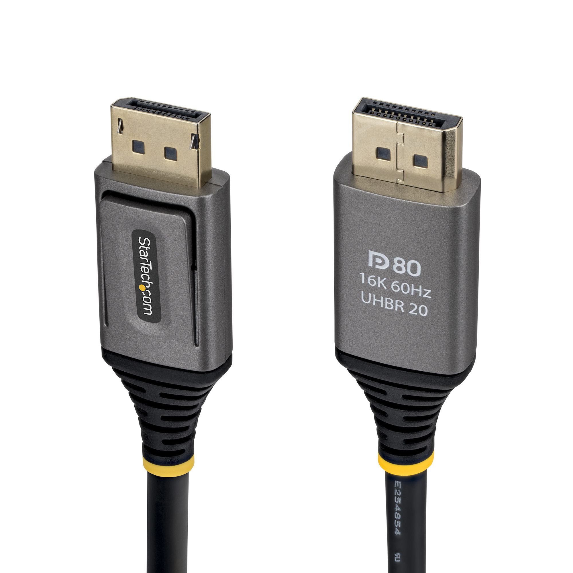 StarTech.com 1m DisplayPort 2.1 Cable, VESA Certified DP80 DisplayPort Cable, Uncompressed 10K/8K 60Hz, 16K 60Hz/8K 240Hz w/DSC 1.2a, DP 2.1 Monitor Cord