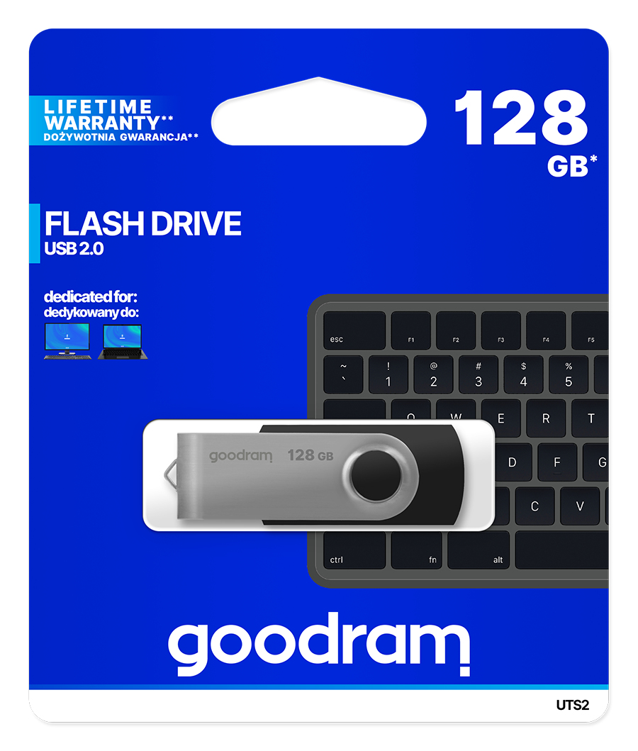 GoodRam UTS2 - USB-Flash-Laufwerk - 128 GB - USB 2.0