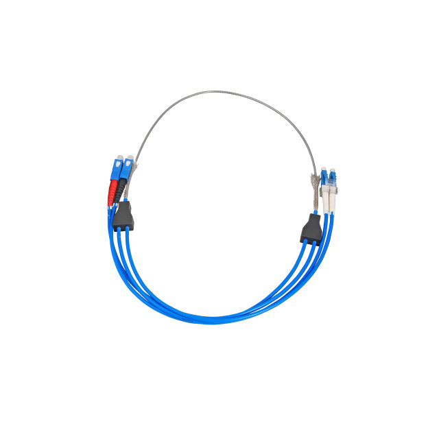 EFB Elektronik O6507.5 cable de fibra optica 5 m LC SC OS2 Azul
