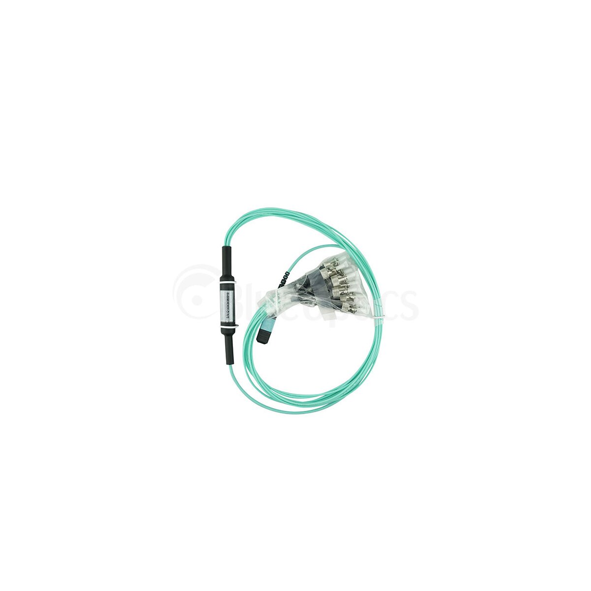 BlueOptics LWL MPO/4xST Breakout Kabel OM3 5 Meter