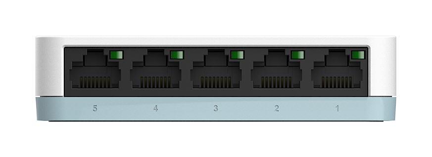 D-Link DGS-1005D/E network switch Unmanaged L2 Gigabit Ethernet (10/100/1000) Black