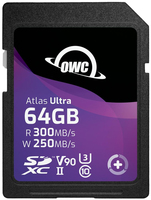 OWC Atlas Ultra - 64 GB - SDXC - UHS-II - 300 MB/s - 250 MB/s - V90