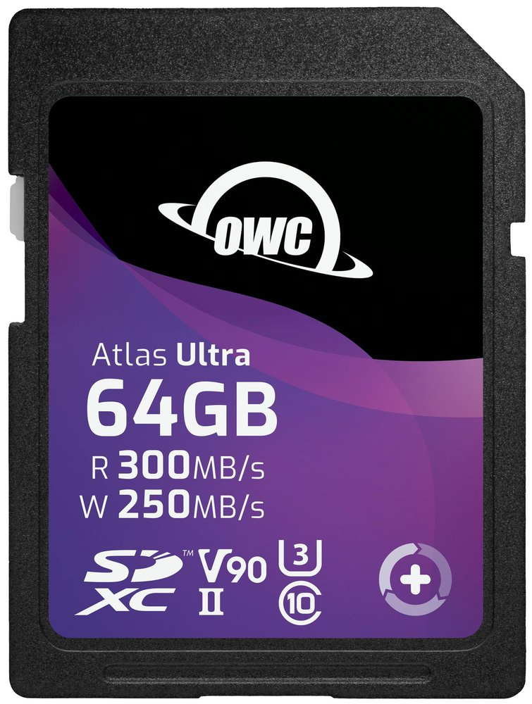 OWC Atlas Ultra - 64 GB - SDXC - UHS-II - 300 MB/s - 250 MB/s - V90