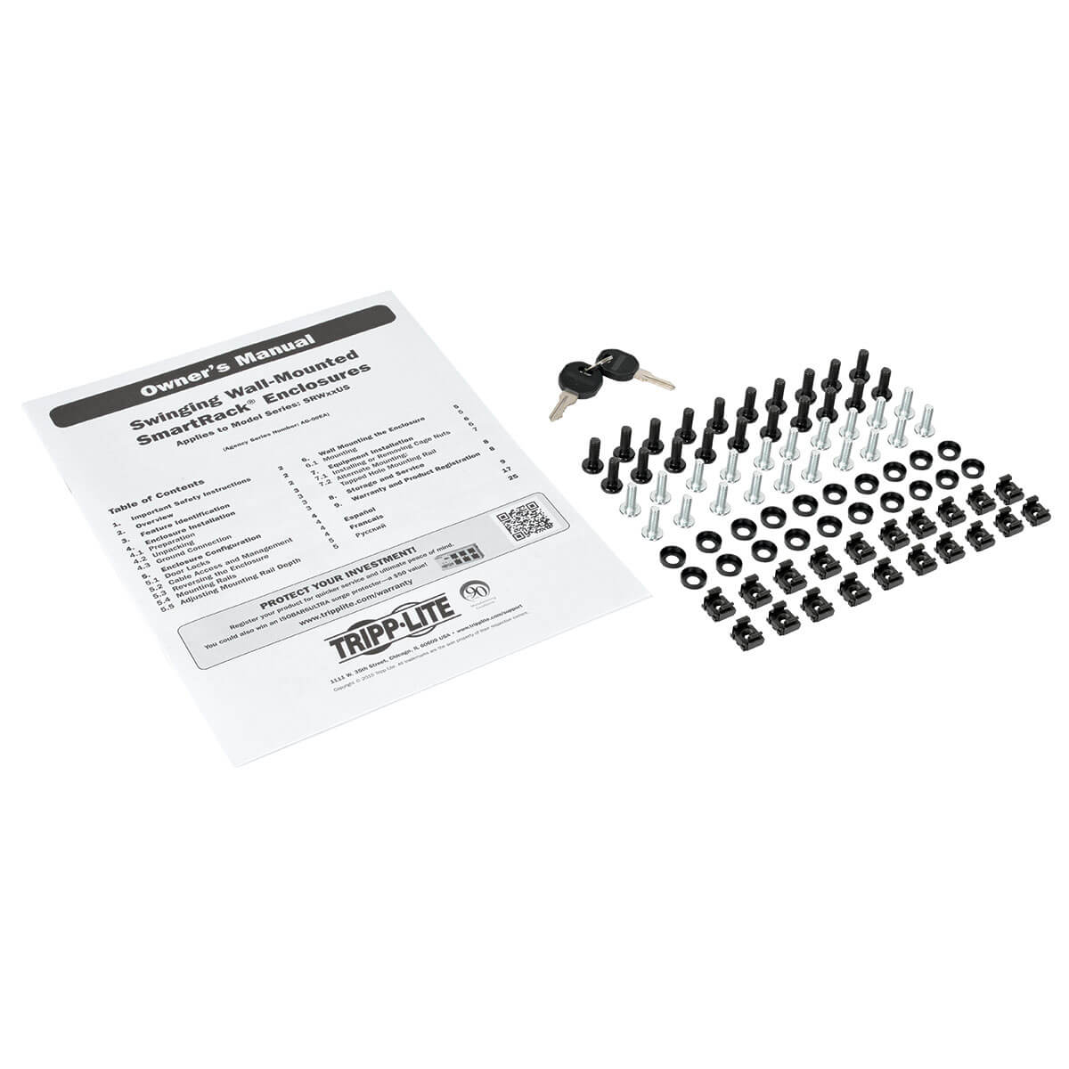 Eaton Tripp Lite SRW12USDP SmartRack USV-Tiefe 12-HE-Schrank - kleines Rack-Geh�use - aufklappbare R�ckseite - Wandhalterung - 600,2 mm - 647,7 mm - 636,5 mm - 28,8 kg - 715 x 760 x 745 mm - 762 mm