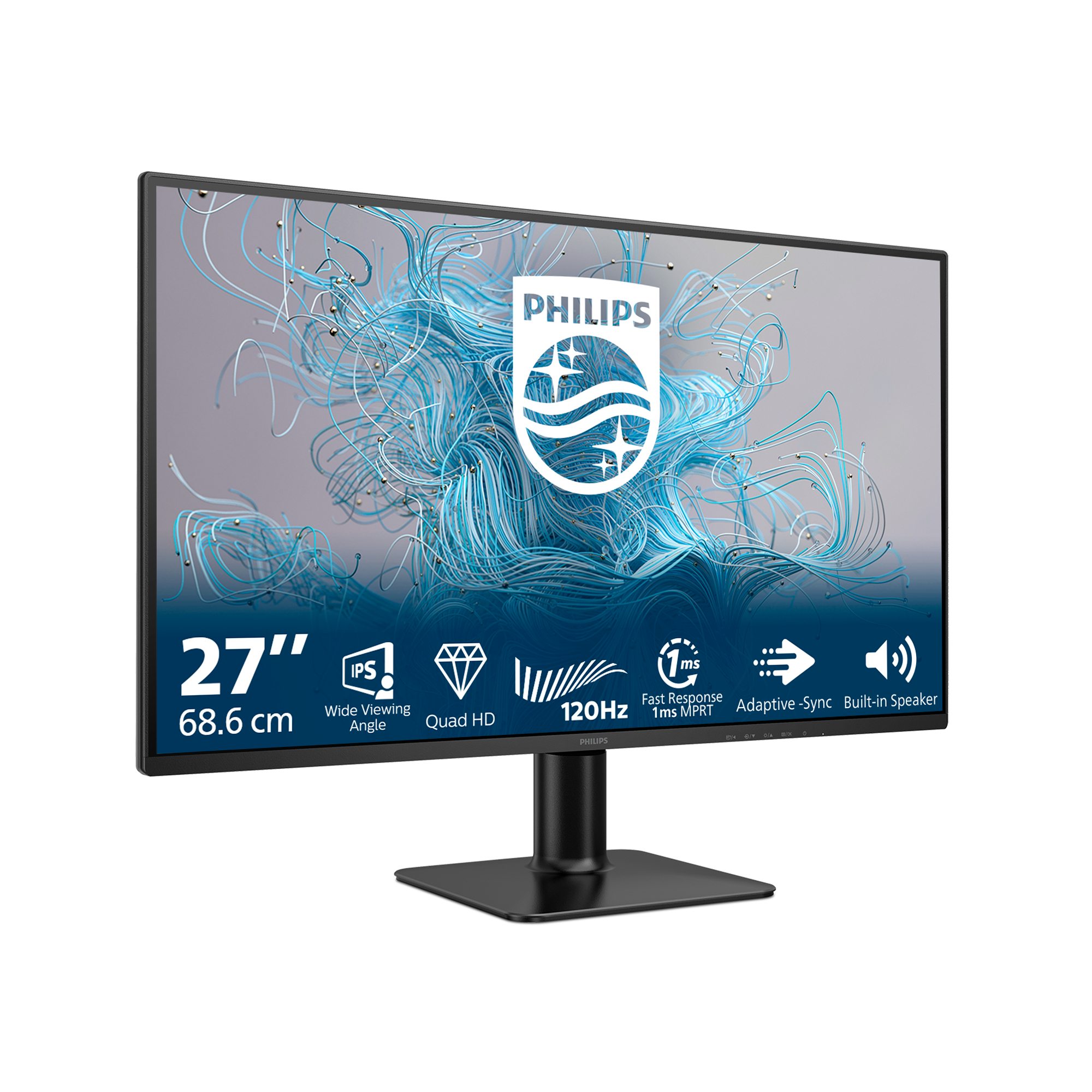 Philips 2000 series 27E2N2500/00 pantalla para PC 68,6 cm (27) 2560 x 1440 Pixeles Quad HD LCD Negro