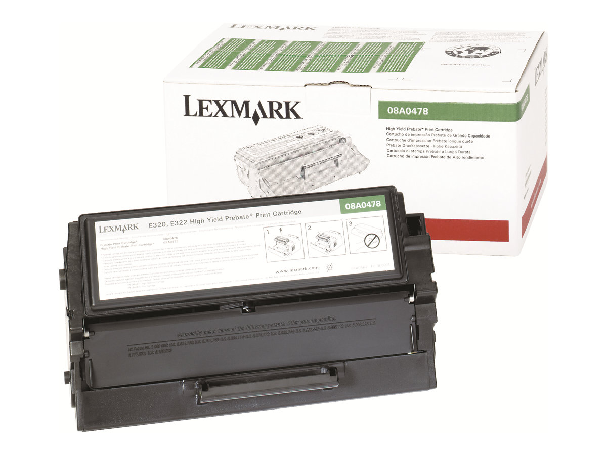 Lexmark 08A0478 Cartouche de toner Original Noir