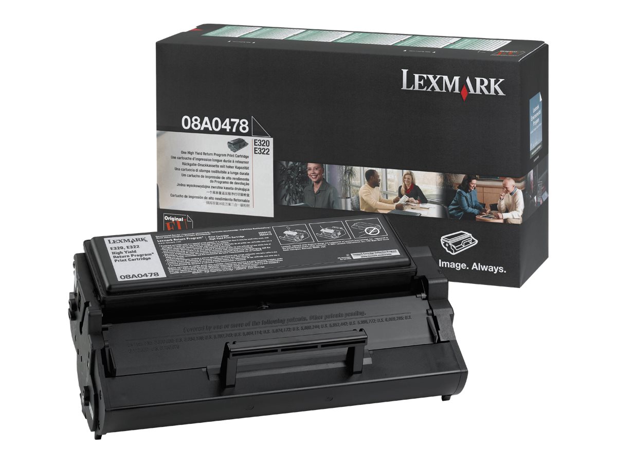 Lexmark 08A0478 Cartouche de toner Original Noir