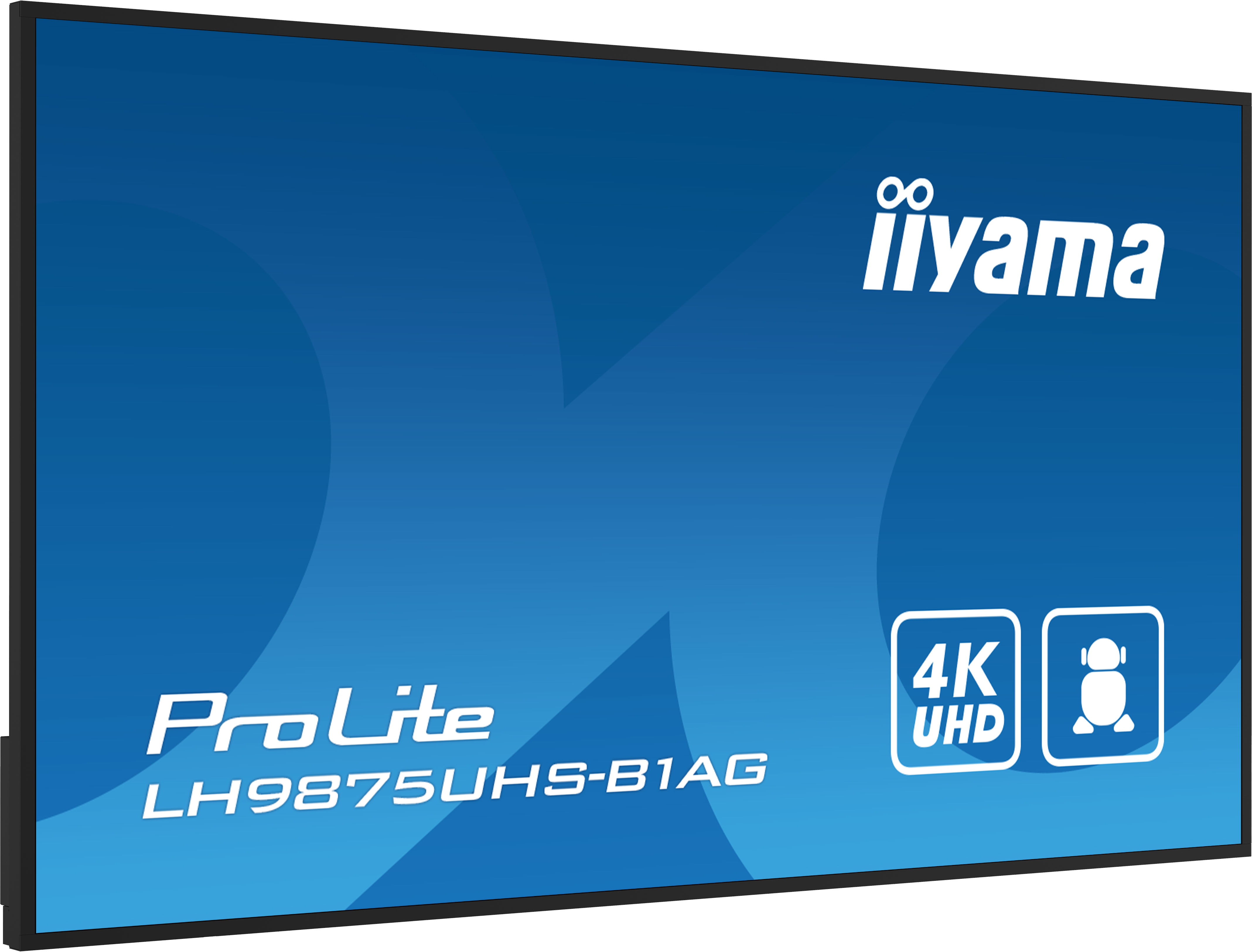iiyama PROLITE Pannello A digitale 2,49 m (98) LED Wi-Fi 500 cd/m� 4K Ultra HD Nero Processore integrato Android 11 24/7
