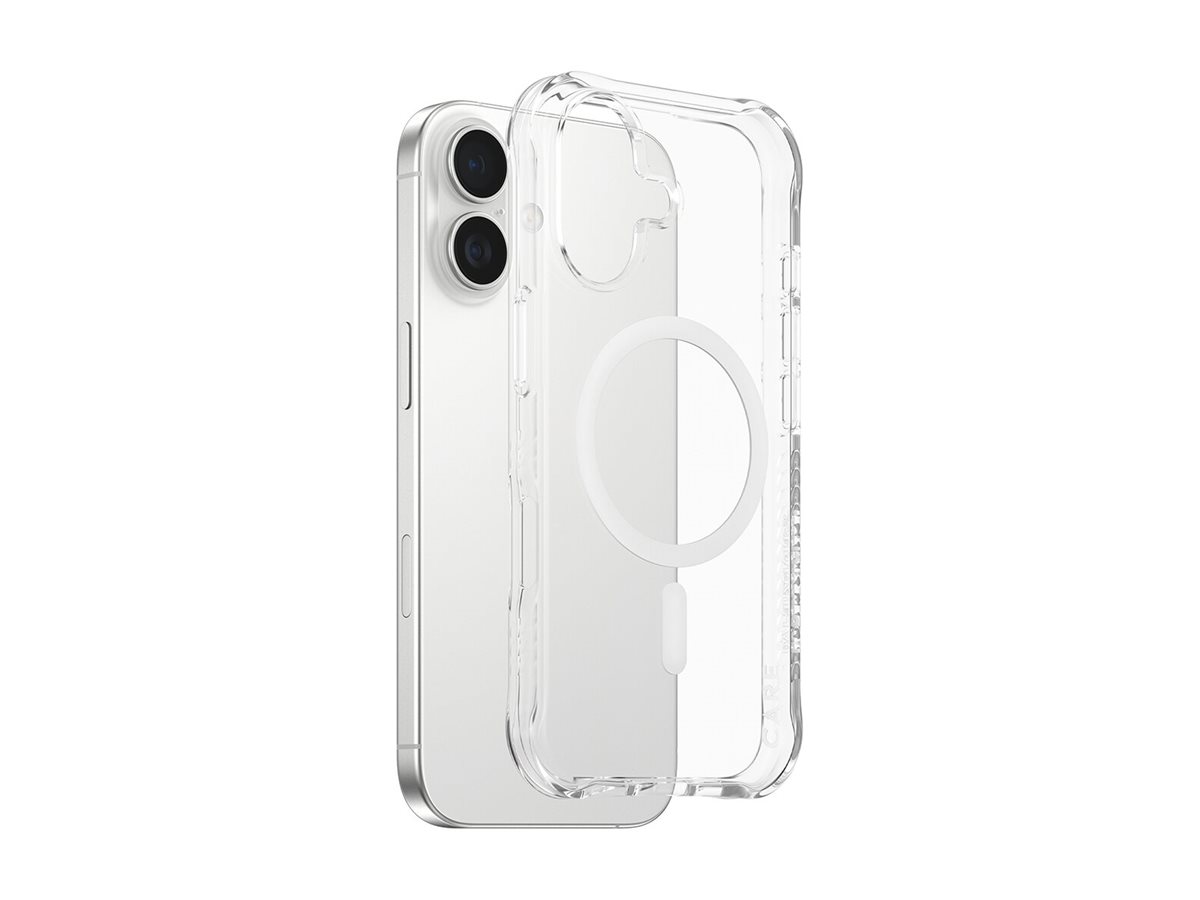 PanzerGlass CARE by � Samba Case Transparent w. White MagSafe iPhone 17 | Bulk funda para tel�fono m�vil Transparente