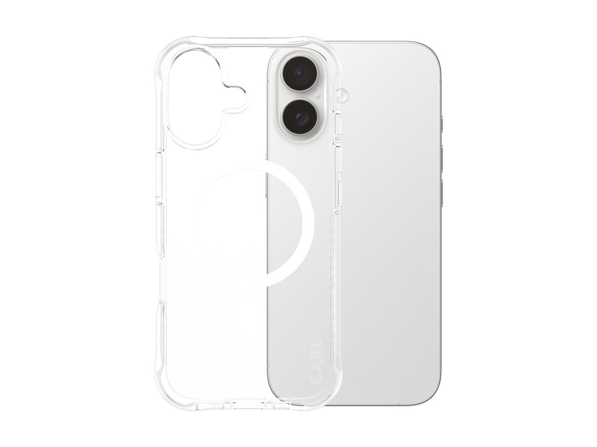 PanzerGlass CARE by PanzerGlass Samba - Hintere Abdeckung f�r Mobiltelefon - mit wei�em MagSafe - MagSafe-Kompatibilit�t - Thermoplastisches Polyurethan (TPU)