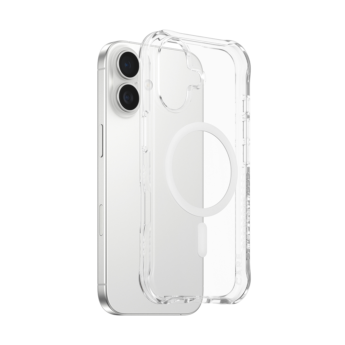 PanzerGlass CARE by PanzerGlass Samba - Hintere Abdeckung f�r Mobiltelefon - mit wei�em MagSafe - MagSafe-Kompatibilit�t - Thermoplastisches Polyurethan (TPU)
