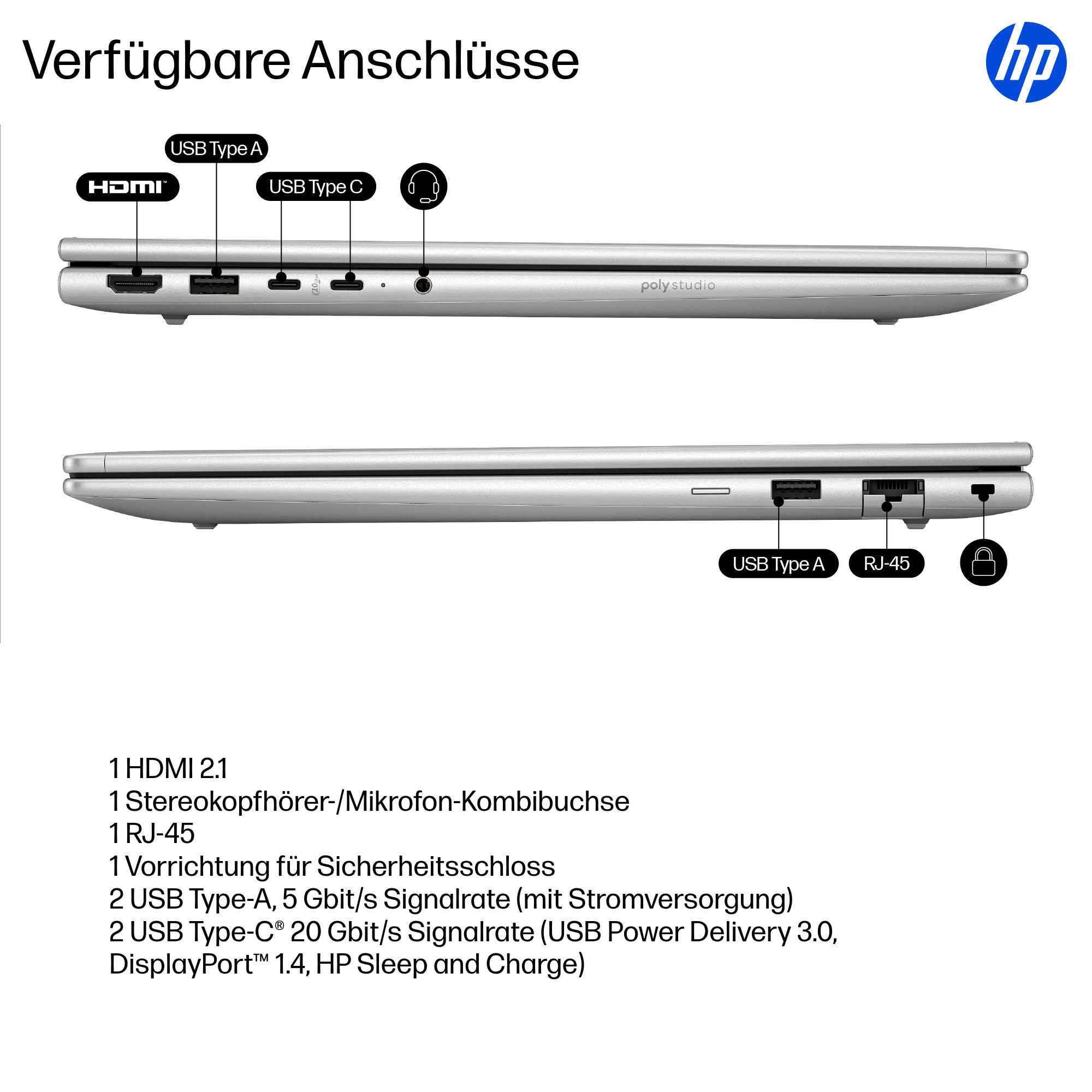 HP ProBook 4 G1iR Notebook AI - Intel Core 7 150U / 1.8 GHz - Win 11 Pro - Intel Graphics - 16 GB RAM - 512 GB SSD NVMe - 40.6 cm (16)